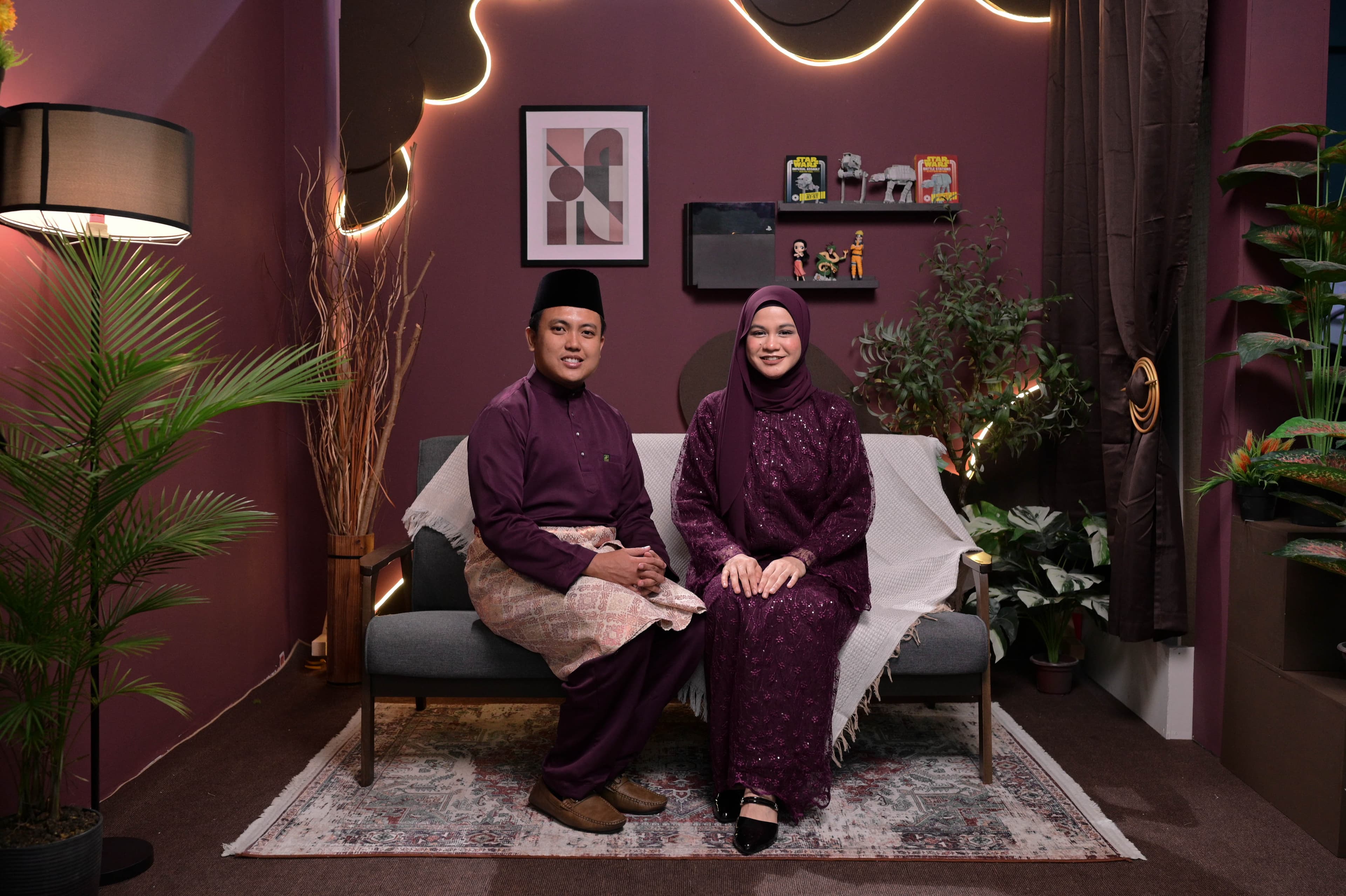 Raya portrait with modern studio framing